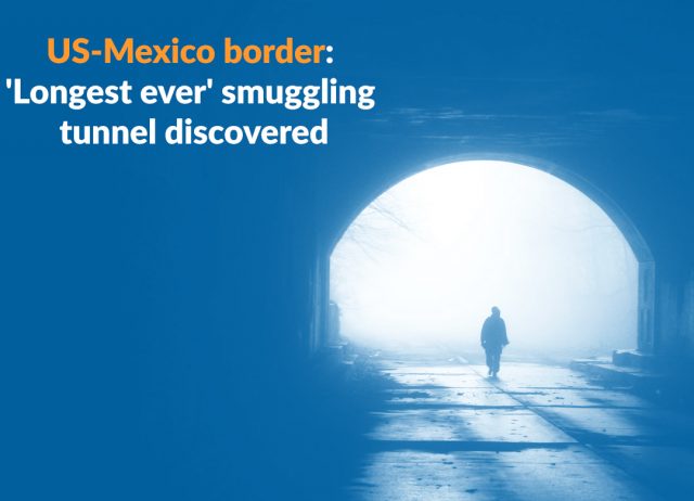 Tunnel Used for Drug Trafficking Discovered in United Sates-Mexico Border