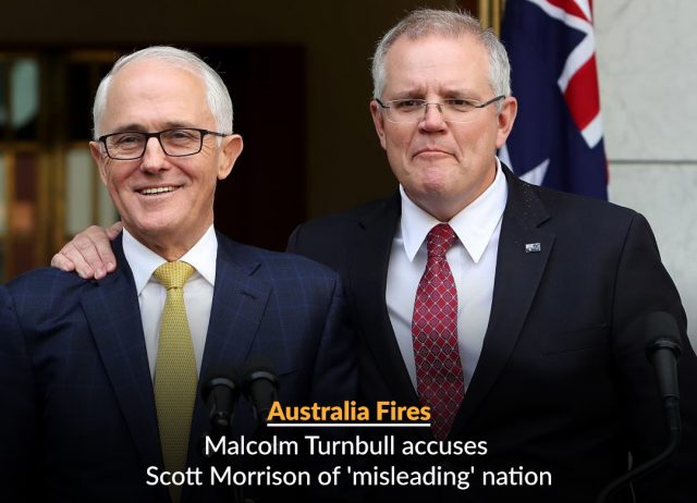 Malcolm Turnbull accuses Morrison of misleading Australia
