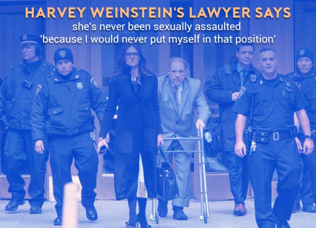 Because I would never put myself in that position - Harvey Weinstein's Counsel