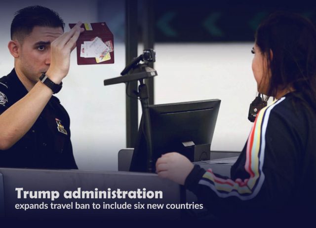 Trump Bans six more nations