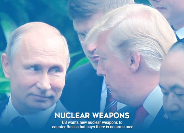 United States Determined to get New Weapons but Denies Arms Race