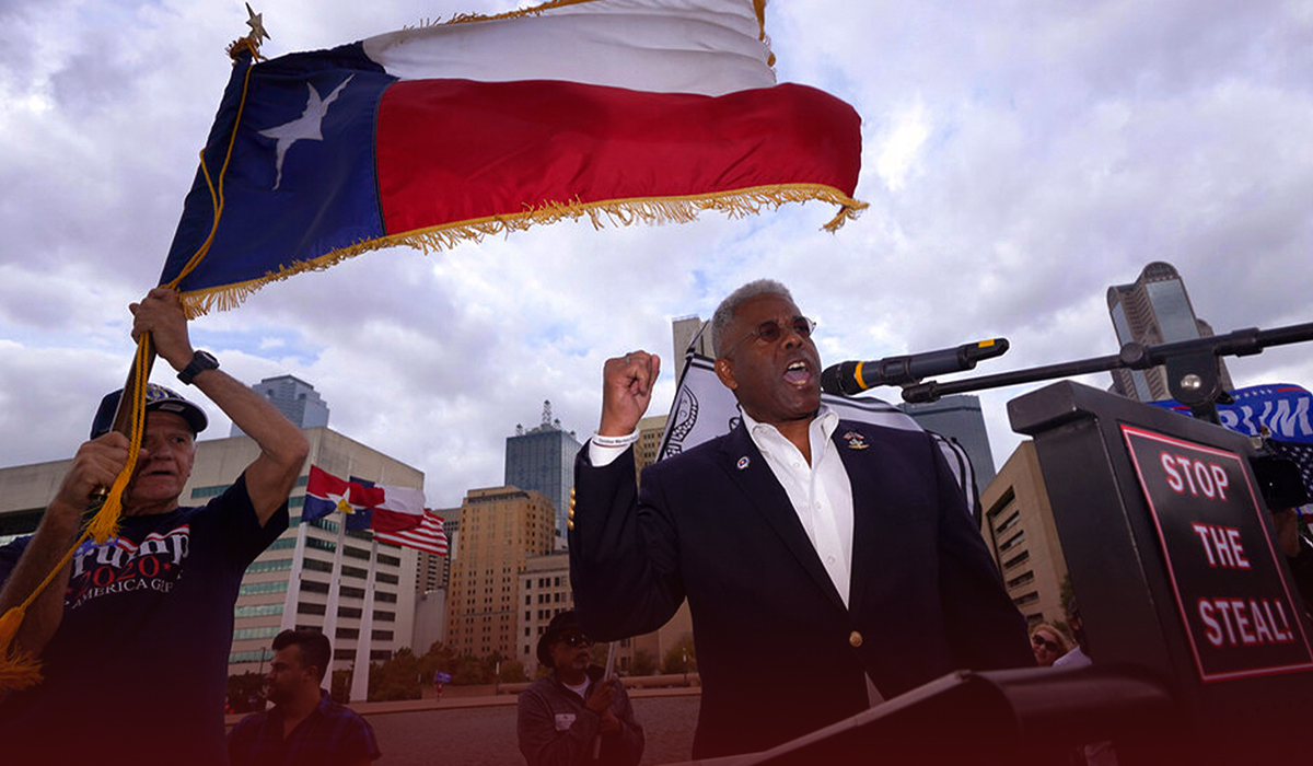 Allen West, Texas GOP Chairman falsely claims Texas could separate from America