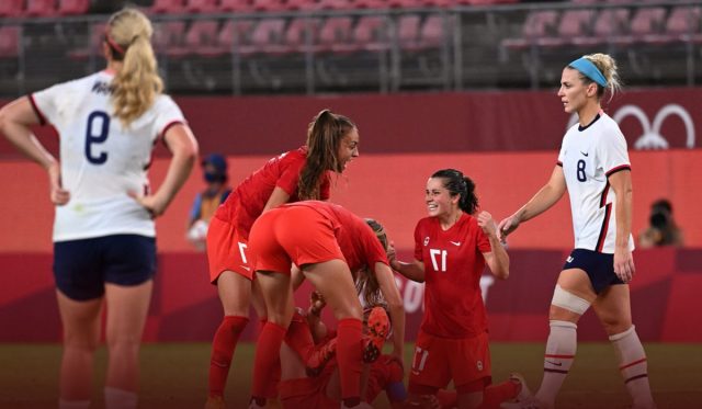 Canada Upsets US to Qualify for Women’s Soccer Final