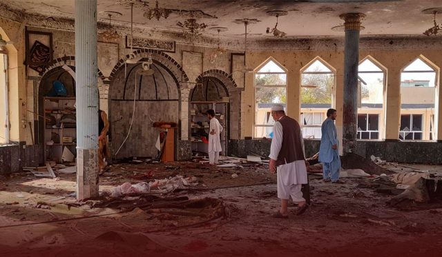 ISIS Bomber Killed 46 Afghan Shiites in Mosque in a Suicide Attack