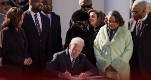 US President Biden Signs Bill Making Lynching Hate Crime